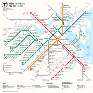 MBTA Map 2013 